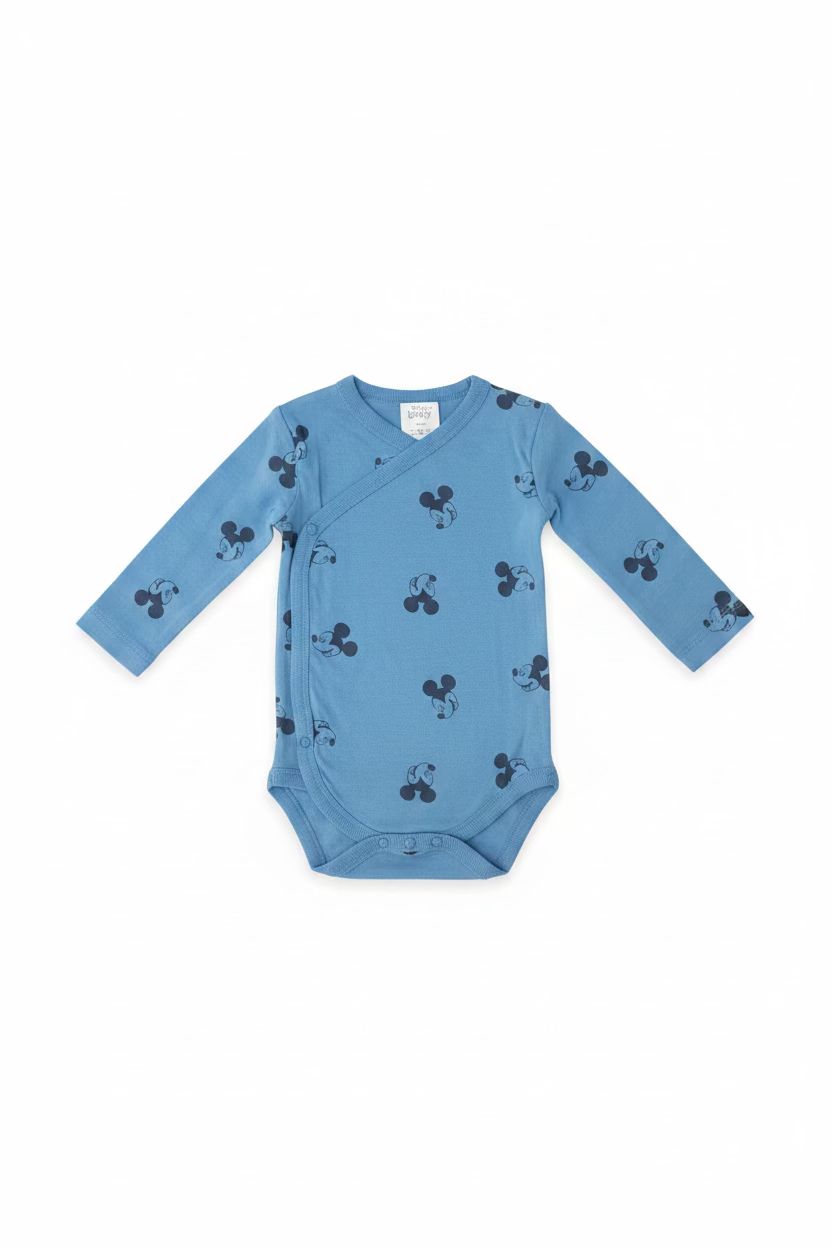 Disney Baby 2er-Pack Langarmbodys – Mickey Mouse