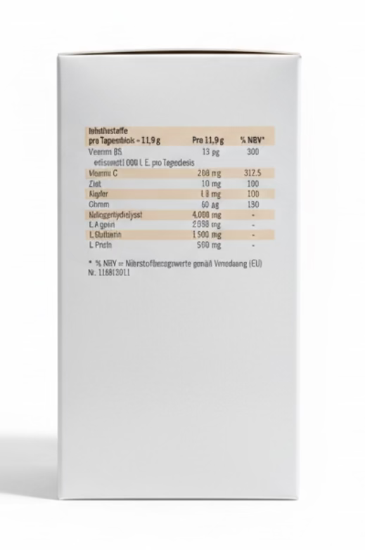 Vitatop Tissue-Complex Pulver – Kollagen + Vitamin C + Zink + Kupfer  2 Dosen Vorteilspack (2 × 360 g)
