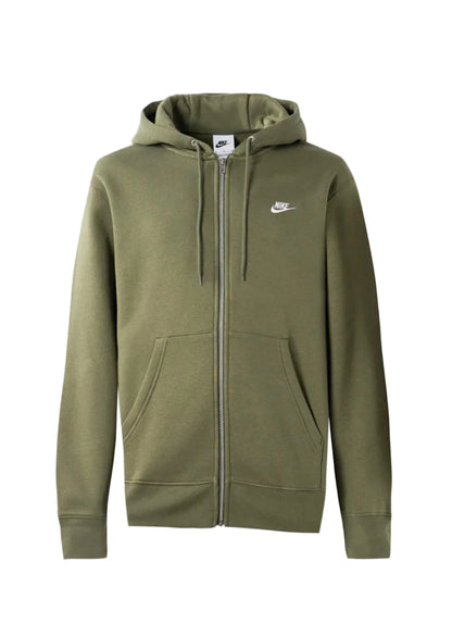 Nike Sportswear Heritage Zip-Hoodie Herren – Schwarz/Olive – BV2645-380
