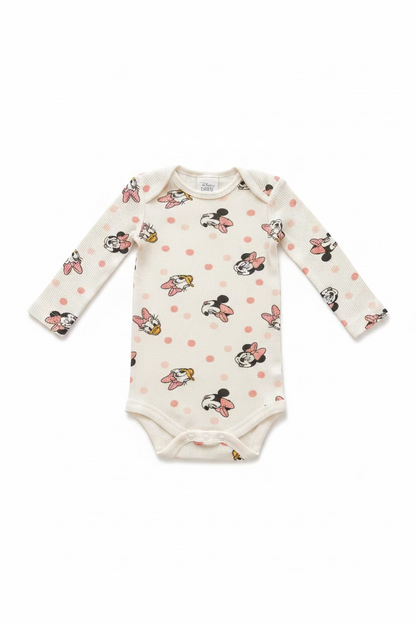 Disney Baby 2er-Pack Langarm-Bodys – Minnie Mouse & Daisy Duck