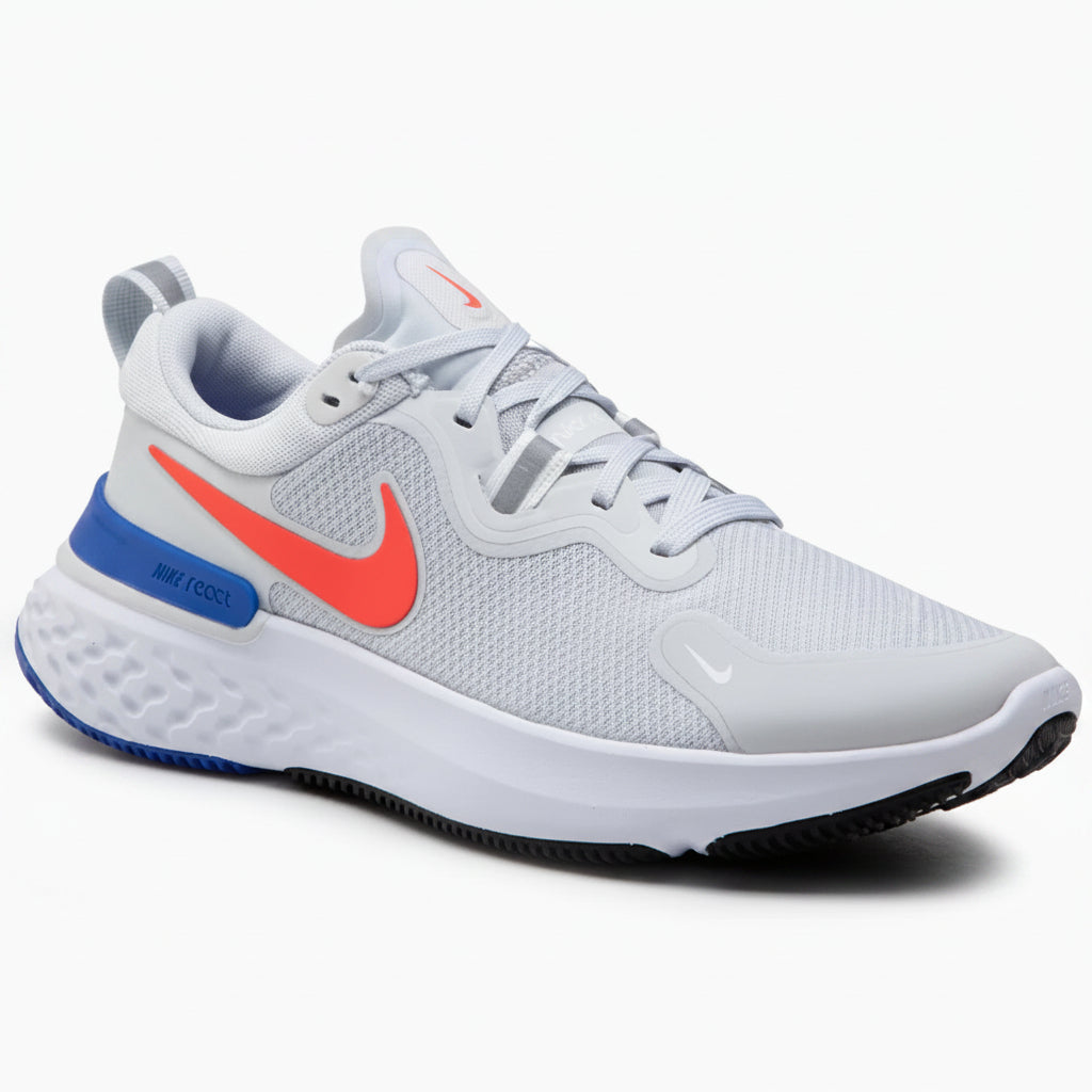Nike React Miler – Pure Platinum / Bright Crimson – Size EU 45.5