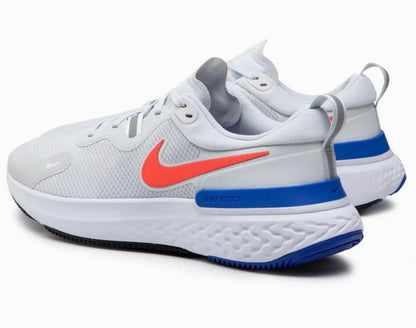 Nike React Miler – Pure Platinum / Bright Crimson – Size EU 45.5