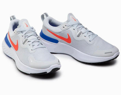 Nike React Miler – Pure Platinum / Bright Crimson – Size EU 45.5