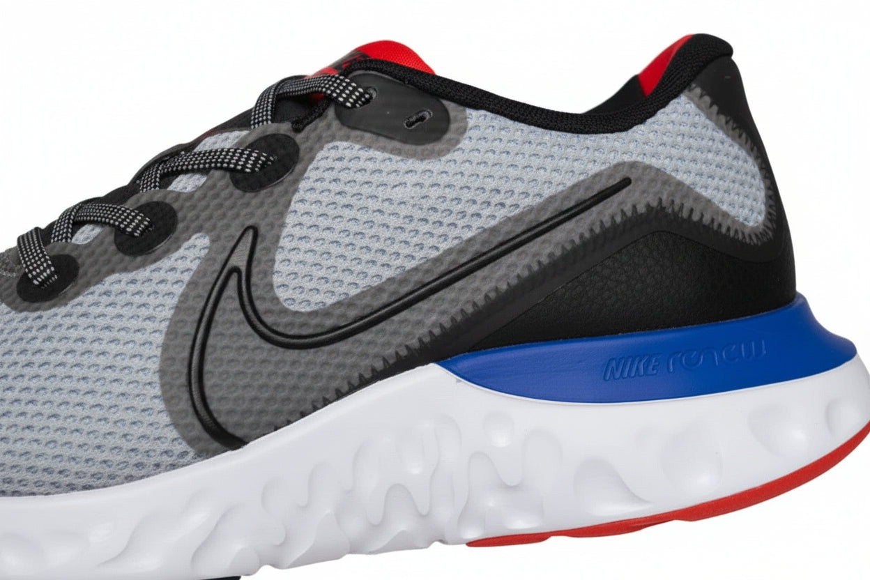 Nike Renew Run – Grey Fog / Black / Racer Blue