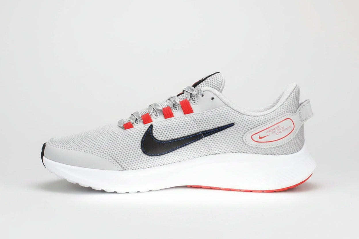 Nike Runallday 2 – Grey Fog / Black / Chile Red
