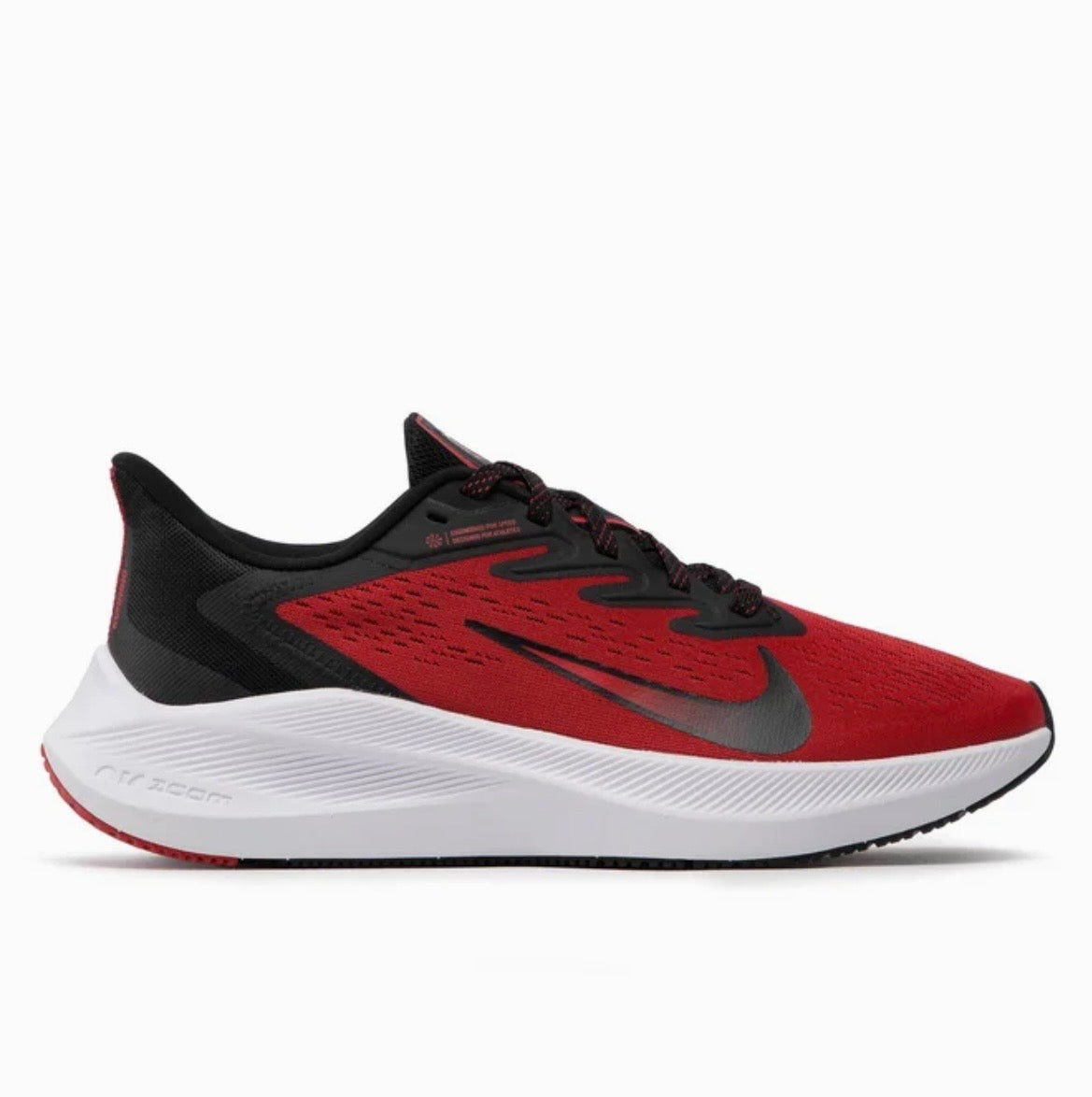 Nike Zoom Winflo 7 Herren Laufschuhe – University Red/Black/White – EU 43
