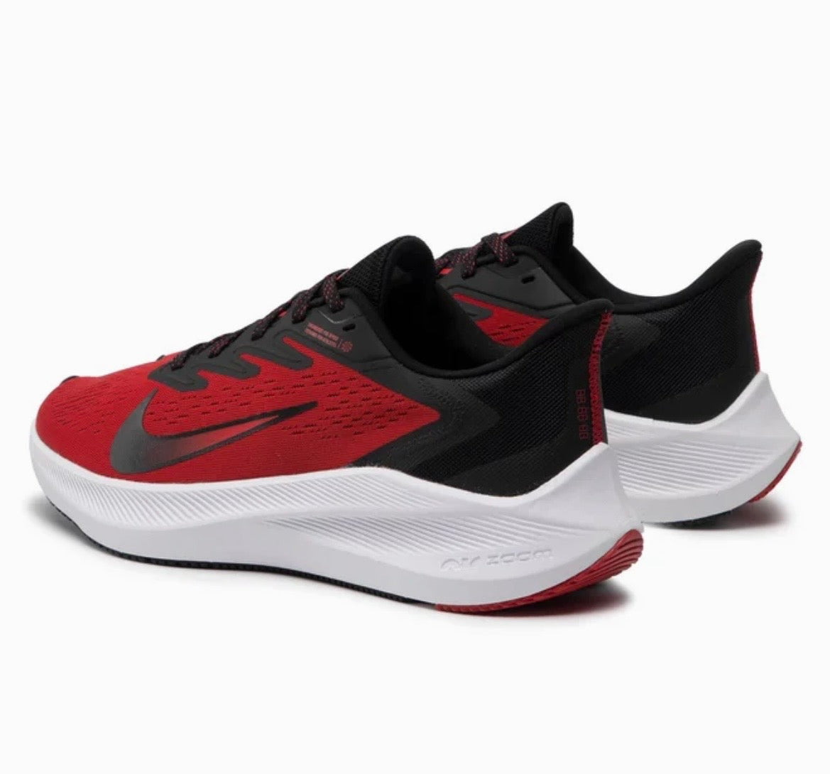 Nike Zoom Winflo 7 Herren Laufschuhe – University Red/Black/White – EU 43