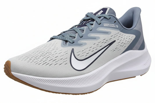 Nike Zoom Winflo 7 Herren Laufschuhe Photon Dust/White/Obsidian – Größe EUR 42
