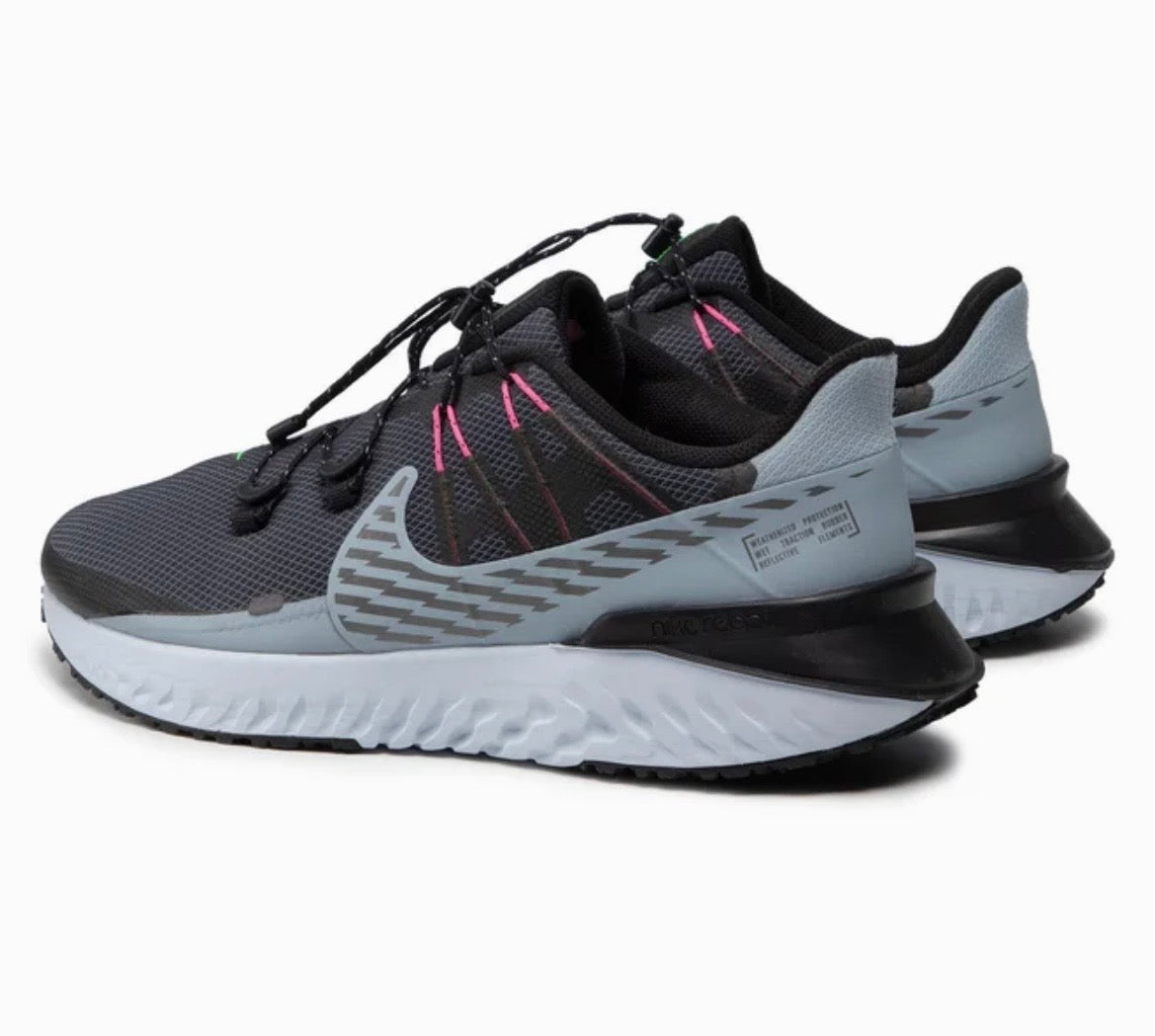 Nike Legend React 3 Shield Herren Laufschuhe Schwarz/Dark Grey – Größe EUR 45