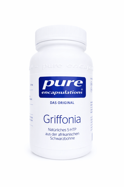 Pure Griffonia Natürliches 5 - HTP aus der afrikanischen Schwarzbohne (60) Kapseln) MHD 07/2026 🔥reduziert kaufen | mala - health